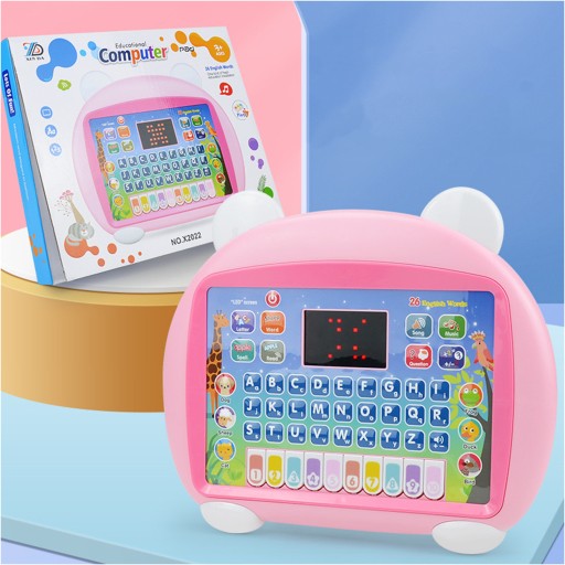 BYSTRY TABLET MÓWIĄCY ZABAWY INTERAKTYWNY EDUKACYJNY UCZY LITER Dla Dzieci