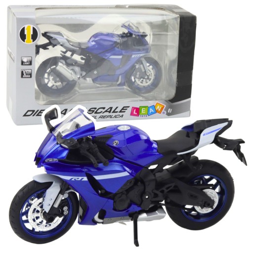 Metalowy model sportowego motocykla – realistyczna replika