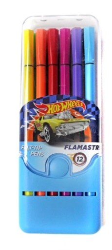 Flamastry Hot Wheels St. Majewski 12 szt.