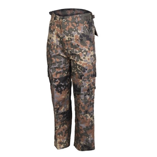 Spodnie dziecięce wojskowe bojówki moro Mil-Tec BDU - Flecktarn XXL