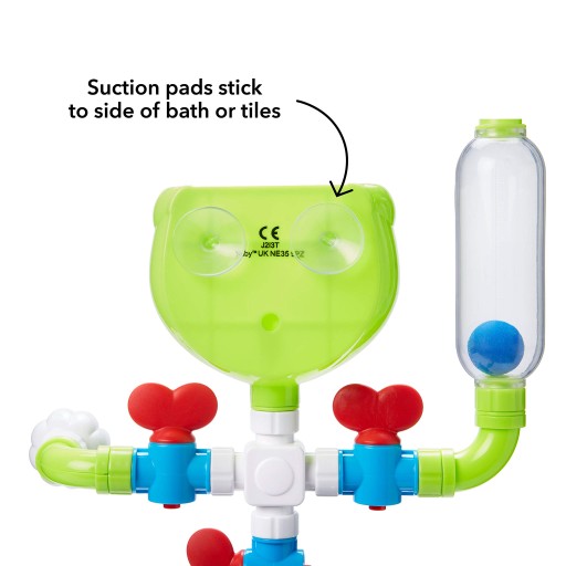 Nuby Wacky Water Works Pipes Bath Toy for 3 Year O