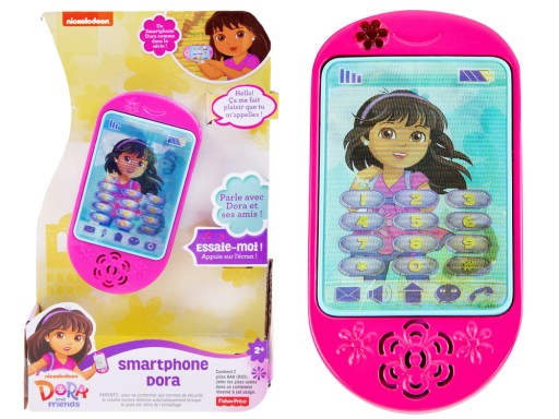Telefon dla dzieci Fisher-Price Dora 12,5 cm x 7 cm wielokolorowy