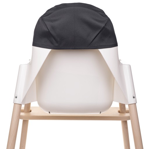 AMami Wodoodporna poduszka handmade do krzesełka IKEA Antilop GRAFITOWA