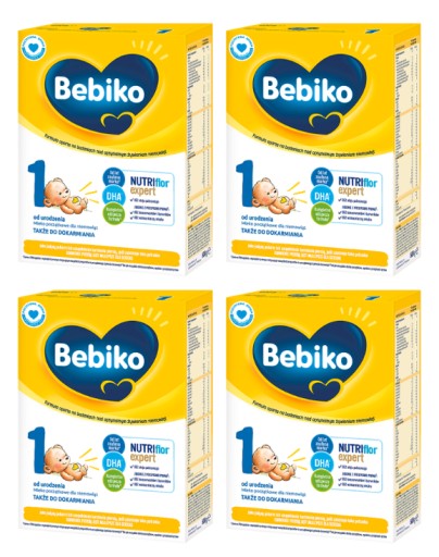 Mleko początkowe Bebiko 1 Nutriflor Expert od urodzenia 600 g