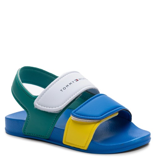 Tommy Hilfiger Sandały Dziecięce Chłopięce Multi T1X2-33913-MULTI r.33