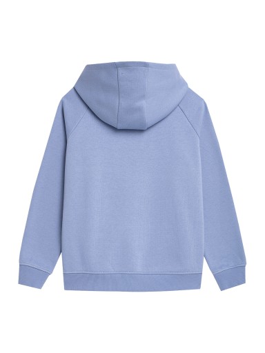 4F bluza dziecięca bawełna niebieski rozmiar 122