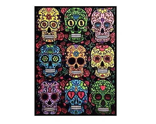 Kolorowanka welwetowa ColorVelvet Czaszki 47x35 cm