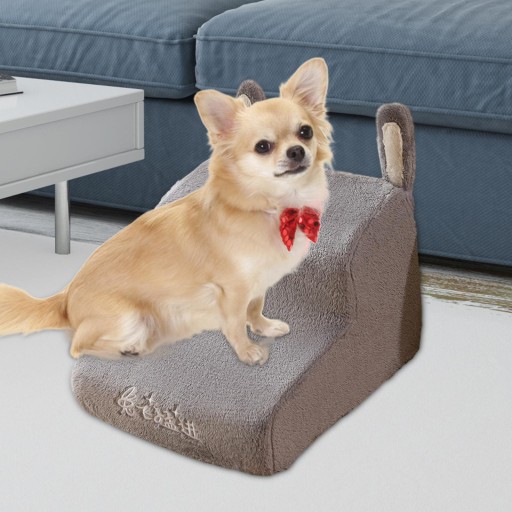 Dog Stairs Ladder Pet Ramp Anti Slip Bottom Durable High Density 2 Steps