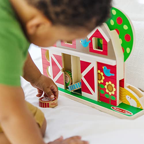 Melissa & Doug GO Tots Wooden Barnyard Tumble