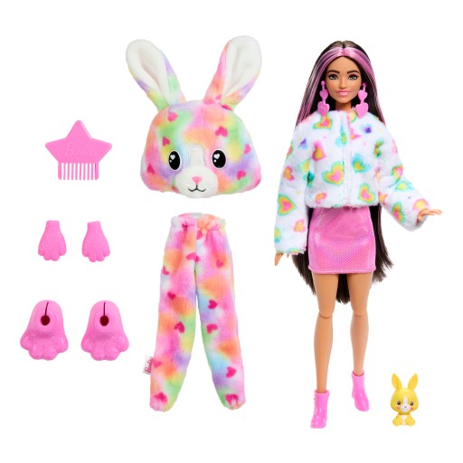 Barbie Cutie Reveal lalka króliczek seria kolorowe HRK38 zmiana koloru