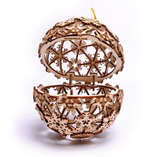 Wood Trick Christmas Ball - Bombka Choinkowa
