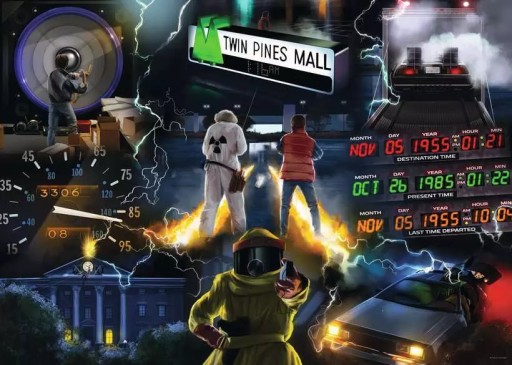 Puzzle 1000 elementów Powrót do przyszłości