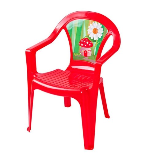 Wysokie krzesło Jungle51 cm czerwony