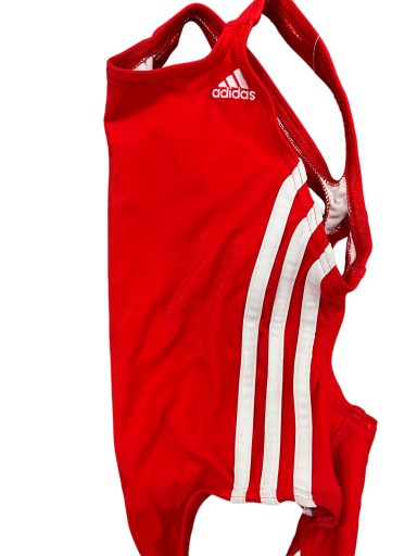 Kostium jednoczęściowy adidas mniejszy niż XS czerwony