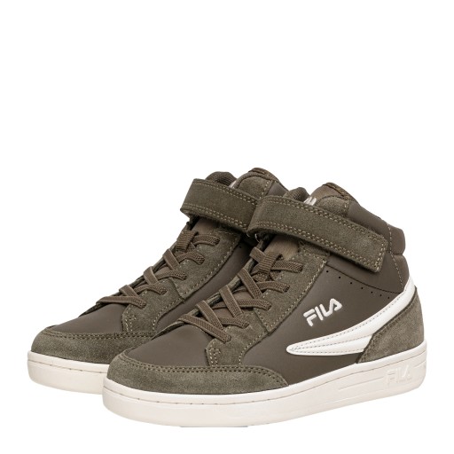Buty dziecięce za kostkę FILA skórzane sportowe sneakersy na rzep mid r. 33