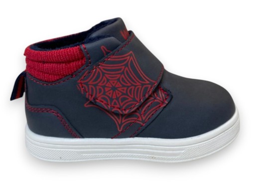 Buty botki jesienne zimowe dziecięce SPIDERMAN Wojtyłko ocieplane roz. 22