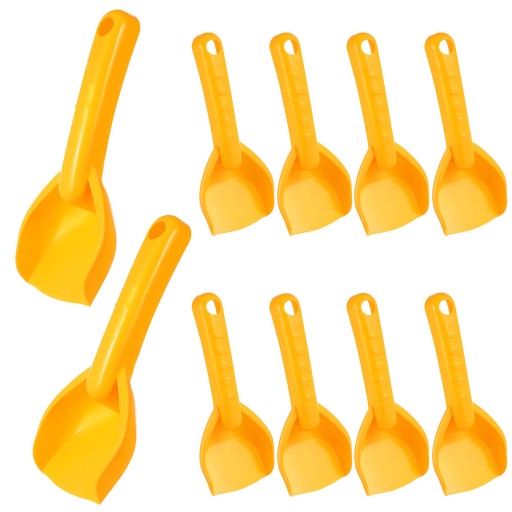 10 SZTUK SOLIDNYCH PLASTIKOWYCH ŁOPAT DZIECI ZABAWKI DO PIASKU NA ZEWNĄTRZ