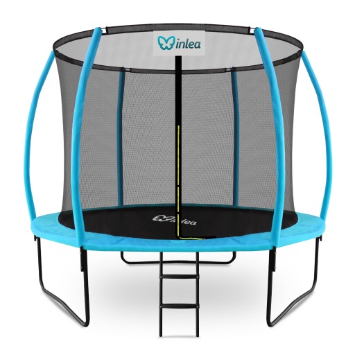 Trampolína INLEA ULTIMATE 305 cm s vnútornou ochrannou sieťou - svetlomodrá