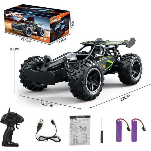 SAMOCHÓD ZDALNIE STEROWANY 20KM/H BUGGY ZABAWKA AUTKO AKUMULATOR DLA DZIECI PREZENT ZIELONY