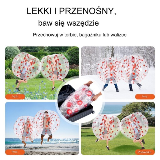 Dmuchane Pompowane Kule do Zabawy Zderzania się Bumper Bubble