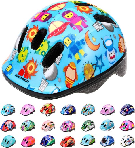 KASK ROWEROWY DZIECIĘCY NA ROWER 2+ DLA DZIECI KASK OCHRONNY 48 - 52 cm