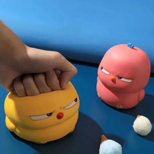 Funny Squeeze Toys Cartoon Bird Worbie Phoebe Stress Relief Fidget Toy