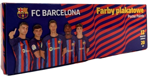 Farby plakatowe Astra 12 szt. x 20 ml