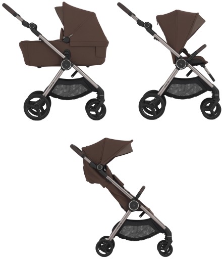 ANEX IQ PREMIUM WÓZEK 3w1: GONDOLA +SIEDZISKO + LEKKA SPACERÓWKA BUGGY BREW