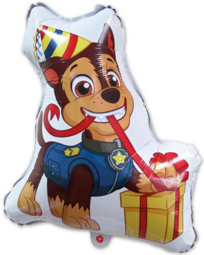 BALON URODZINOWY BALONY FOLIOWY PSI PATROL PIESEK CHASE PREZENT HEL 60cm