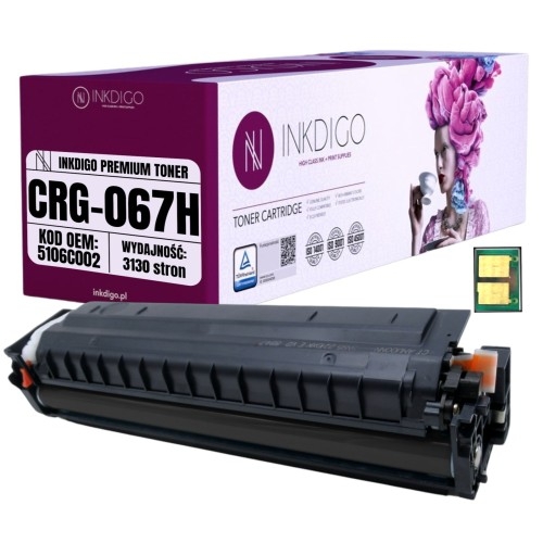 Zdjęcie oferty: Toner INKDIGO do CANON CRG 067HK BK CHIP LBP630 LBP631 LBP633 650 651 655