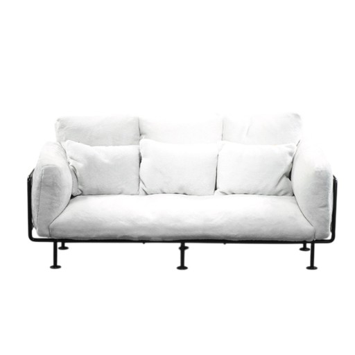 1/6 Skala Salon Sofa Model Zabawka Układ Scen Kolekcje DIY biały