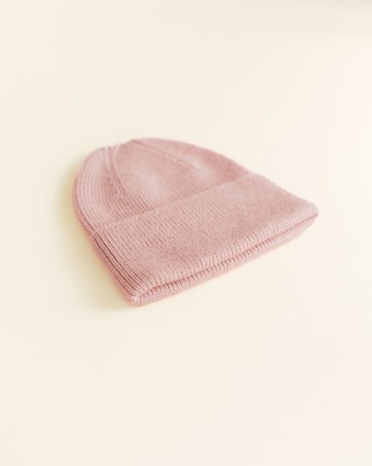 Czapka Fonzie Newborn powder Różowy One size Hvid