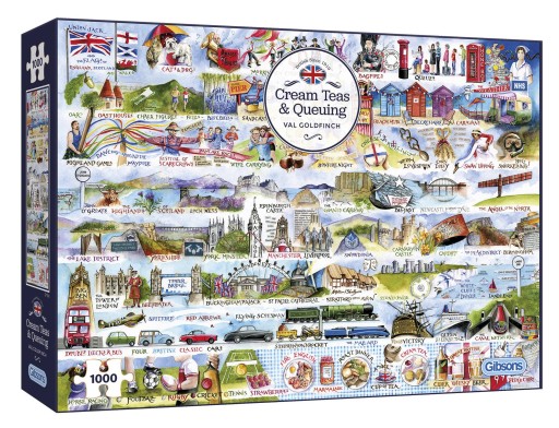Puzzle Gibson 1000 elementów Puzzle 1000 Brytyjskie znaki szczególne G3