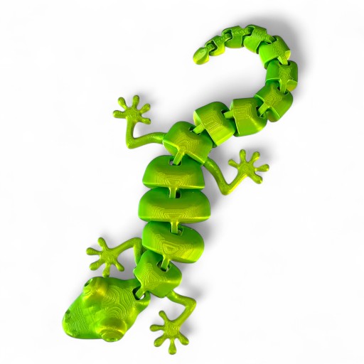 Figurka dekoracyjna 29 cm RUCHOMA jaszczurka 3D lizard prezent dla dziecka