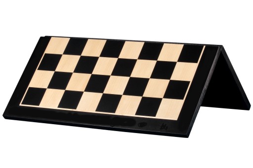 Szachownica Sunrise Chess & Games Deska szachowa składana nr 6 (bez opisu) hebanizowana (intarsja)