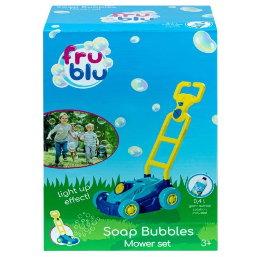 FRU BLU KOSIARKA MASZYNA DO BANIEK MYDLANYCH ZESTAW BAŃKI + PŁYN 0,4L