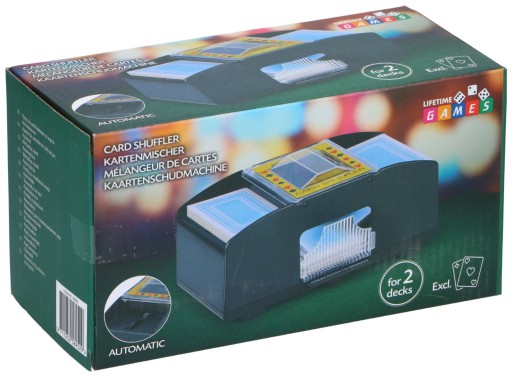 Automatyczna tasownica tali kart do gry | USB lub bateria | cichy mikser