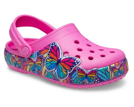 CROCS FL MULTI BUTTERFLY BAND LIGHT C KIDS 206158 diody C8 24-25