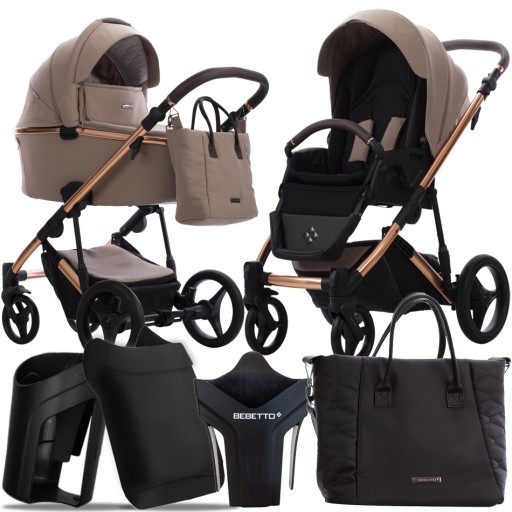Wózek 2w1 Bebetto Loren Premium Class Stella 04