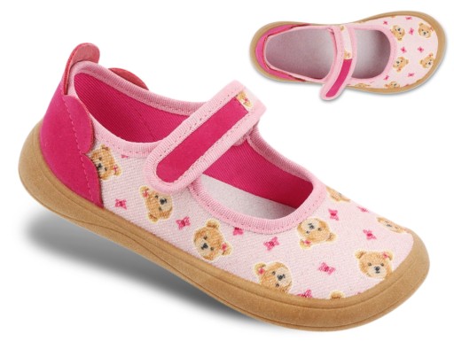 BAREFOOT KAPCIE DZIECIĘCE PRZEDSZKOLNE BOSO BEFADO 143Y002 (25-33) r. 33