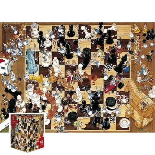 Puzzle Heye 1000 elementów 1000 ELEMENTÓW Black or White, Degano