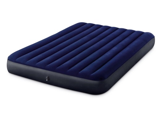 Materac dwuosobowy Intex 203 x 152 x 25 cm niebieski