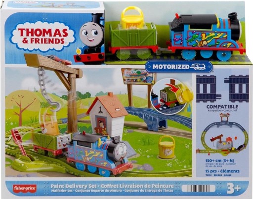 Zestaw torów z Thomasem i dostawą farby Mattel Fisher-Price HTN34