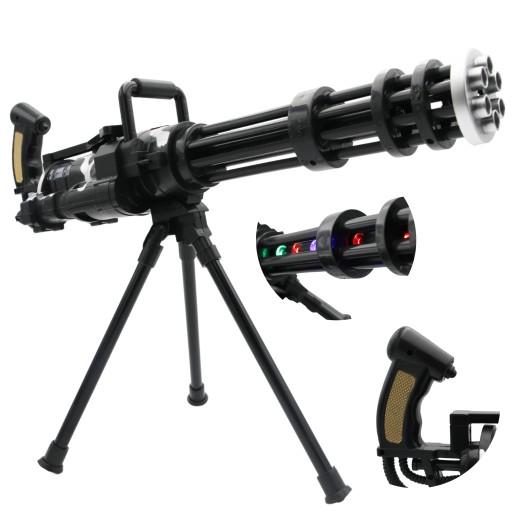 KARABIN DZWIĘKOWY SYGNAŁOWY DLA DZIECKA ŚWIECĄCY NA BATERIE MINIGUN