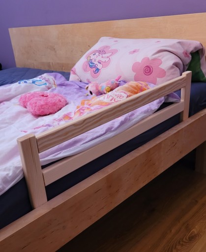 Barierka do łóżka eBramka.pl beżowa 83 cm