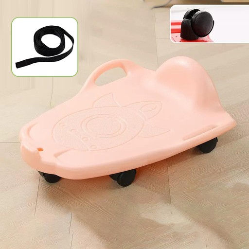 Floor Portable Sport Flat Scooter for pink