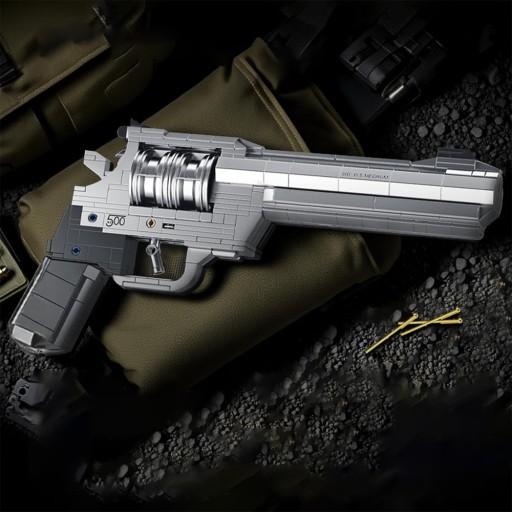 ZESTAW KLOCKÓW KLOCKI KONSTRUKCYJNE KARABIN PISTOLET ZABAWKA BUDOWLANA