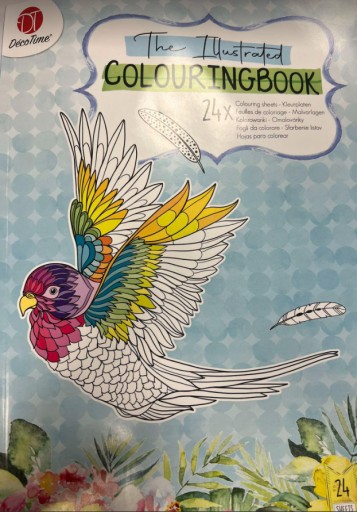 Kolorowanka THE ILUSTRATED COLORINGBOOK 24 obrazki