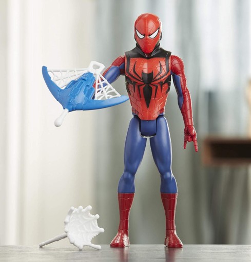 HASBRO SPIDERMAN + WYRZUTNIA BLAST GEAR E7344 R1.1353