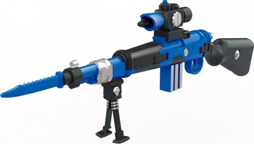 KARABIN ZABAWKA DLA DZIECI SKŁADANA ROBOT EDDY TOYS 2W1 NIEBIESKI